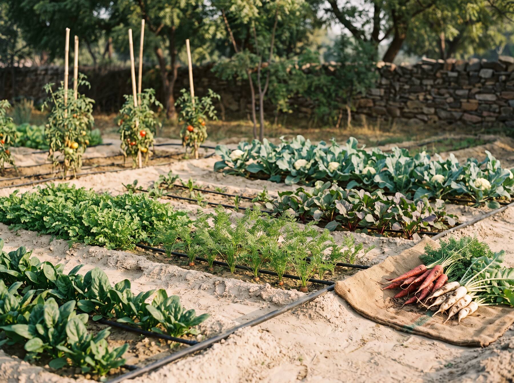 Vegetables at Our Jaipur farm