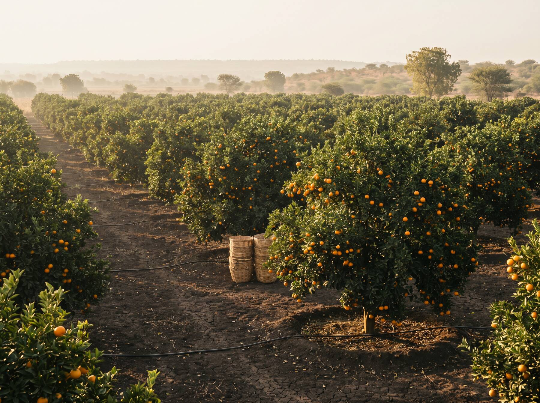 Nagpur orange orchard